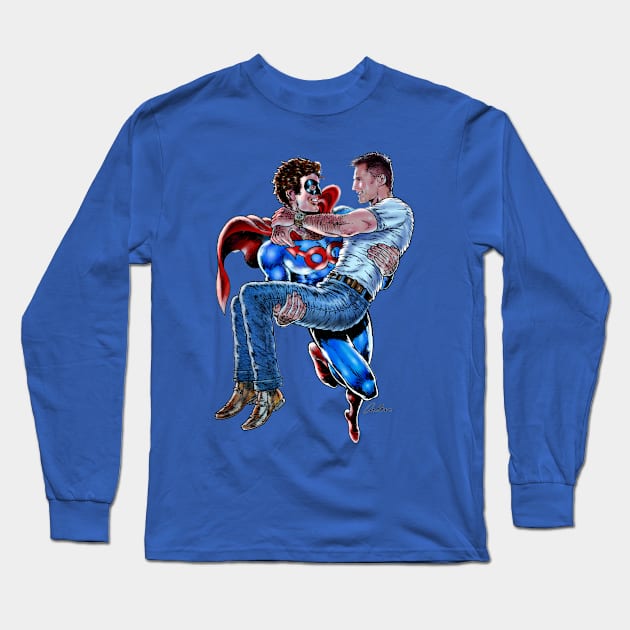 Super Boyfriend Long Sleeve T-Shirt by ArlenSchumer